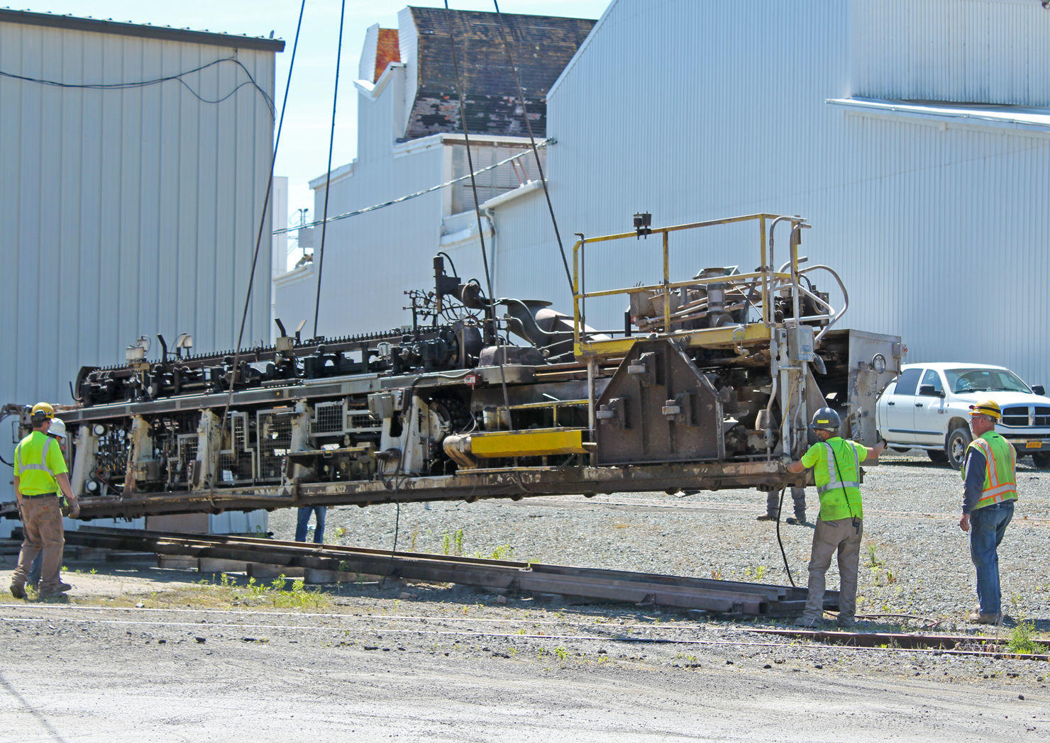 Machines unloaded at Wellsboro facility